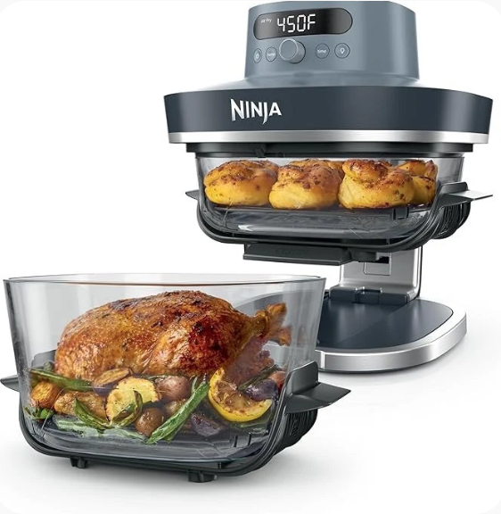 Ninja Crispi Pro 6-in-1 Glass Air Fryer – 450°F (AS101 Series)
