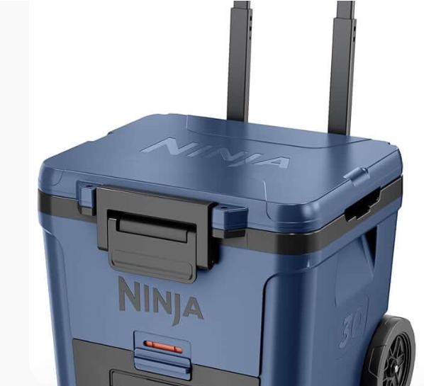 Ninja FrostVault Cooler with Wheels – Insulated Hard Cooler with Temp Dry Storage Drawer